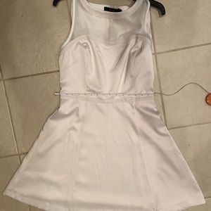 Illusion Neckline Dress